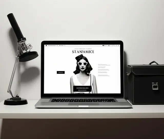 كيفية استخدام ChatGPT لتعزيز تصميم مشروعك مع المصمم جياد 3 Monochrome Modern Workspace with a Vintage Twist